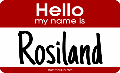 Hello my name is Rosiland png download