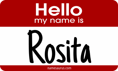 Hello my name is Rosita png download