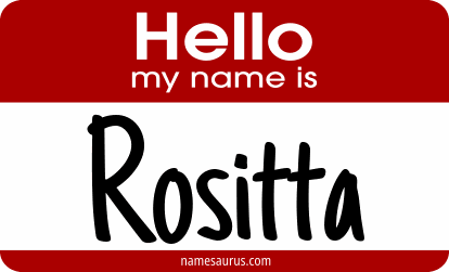 Hello my name is Rositta png download