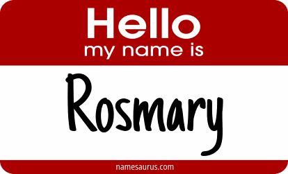 Hello my name is Rosmary png download