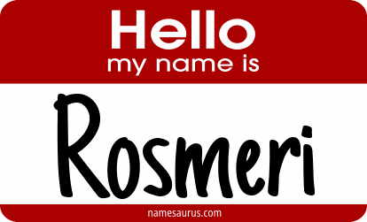 Hello my name is Rosmeri png download