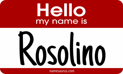 Hello my name is Rosolino png download