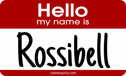 Hello my name is Rossibell png download