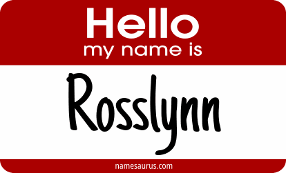 Hello my name is Rosslynn png download