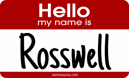 Hello my name is Rosswell png download