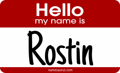 Hello my name is Rostin png download