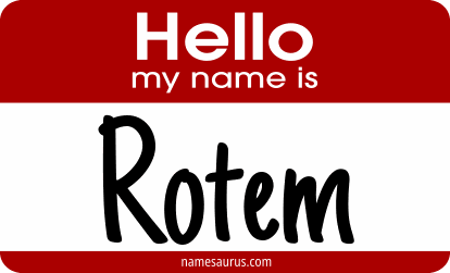 Hello my name is Rotem png download