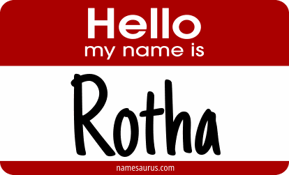 Hello my name is Rotha png download