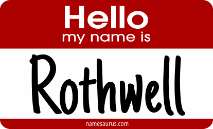 Hello my name is Rothwell png download