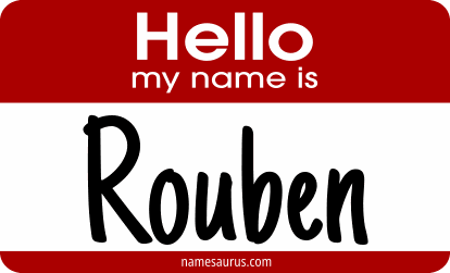 Hello my name is Rouben png download