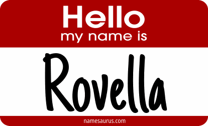 Hello my name is Rovella png download