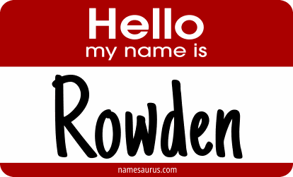 Hello my name is Rowden png download