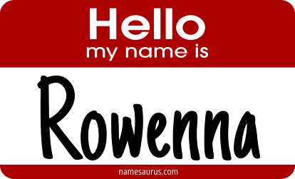 Hello my name is Rowenna png download