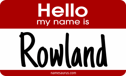 Hello my name is Rowland png download