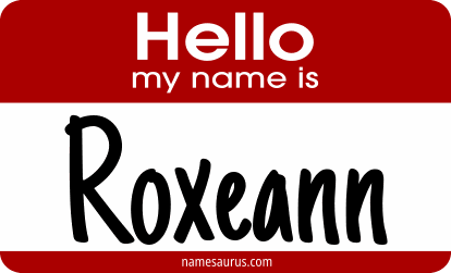 Hello my name is Roxeann png download