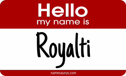 Hello my name is Royalti png download