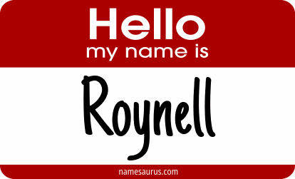 Hello my name is Roynell png download