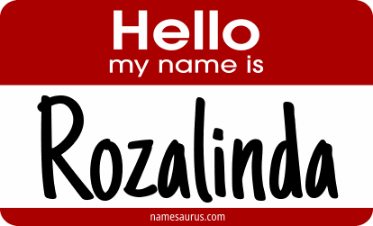 Hello my name is Rozalinda png download