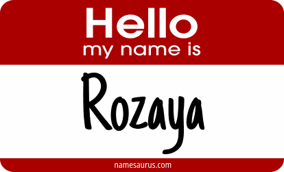 Hello my name is Rozaya png download