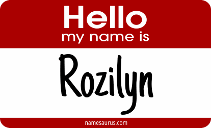 Hello my name is Rozilyn png download
