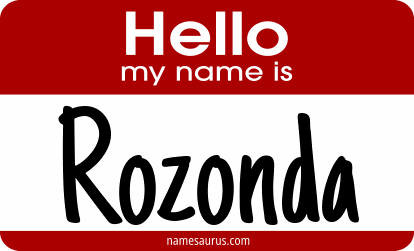 Hello my name is Rozonda png download