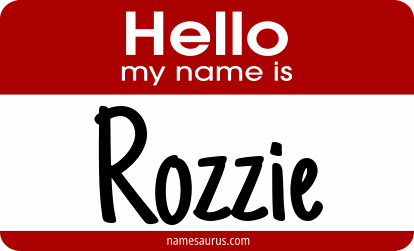 Hello my name is Rozzie png download