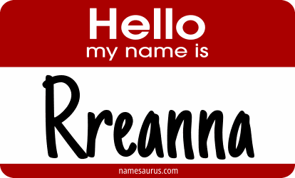 Hello my name is Rreanna png download