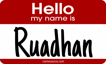Hello my name is Ruadhan png download