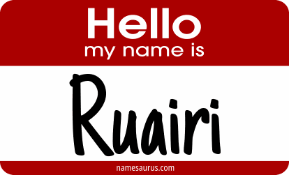 Hello my name is Ruairi png download