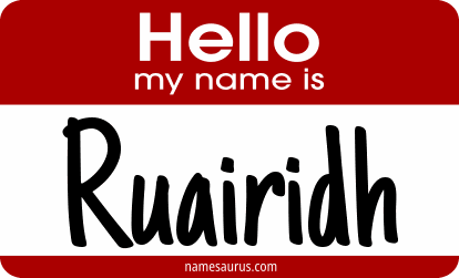 Hello my name is Ruairidh png download