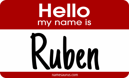 Hello my name is Ruben png download