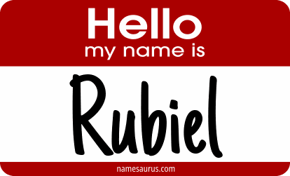 Hello my name is Rubiel png download