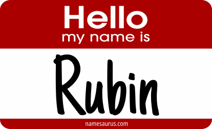 Hello my name is Rubin png download