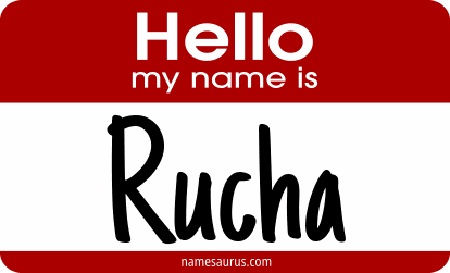 Hello my name is Rucha png download