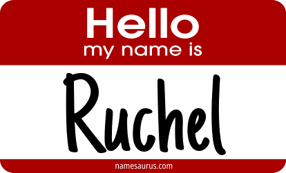 Hello my name is Ruchel png download