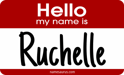 Hello my name is Ruchelle png download