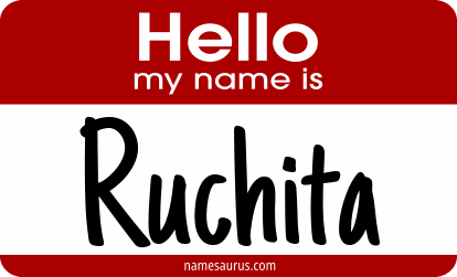 Hello my name is Ruchita png download