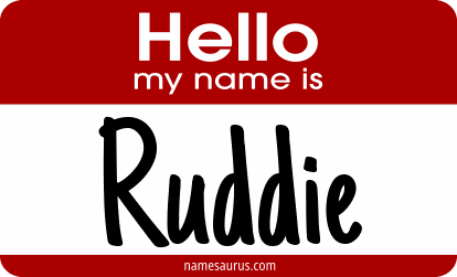 Hello my name is Ruddie png download