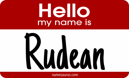 Hello my name is Rudean png download
