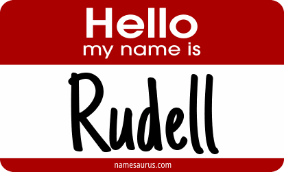 Hello my name is Rudell png download