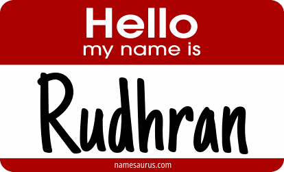 Hello my name is Rudhran png download