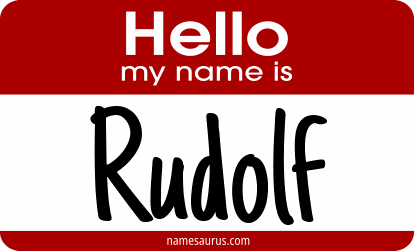 Hello my name is Rudolf png download