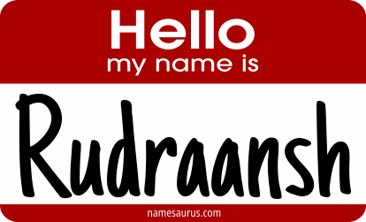 Hello my name is Rudraansh png download