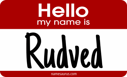 Hello my name is Rudved png download