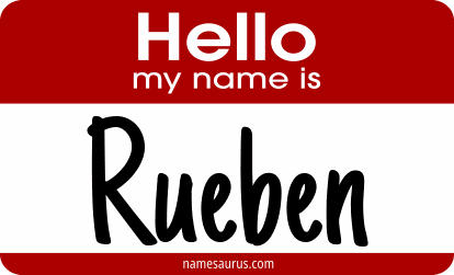 Hello my name is Rueben png download