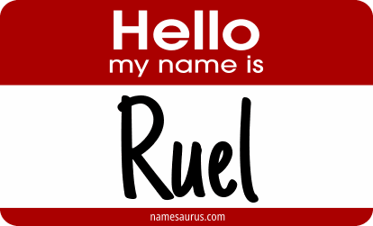 Hello my name is Ruel png download