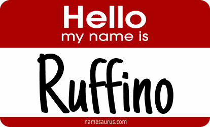 Hello my name is Ruffino png download