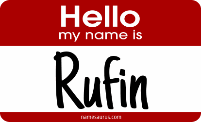 Hello my name is Rufin png download