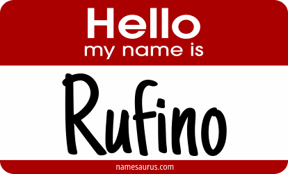 Hello my name is Rufino png download