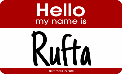 Hello my name is Rufta png download